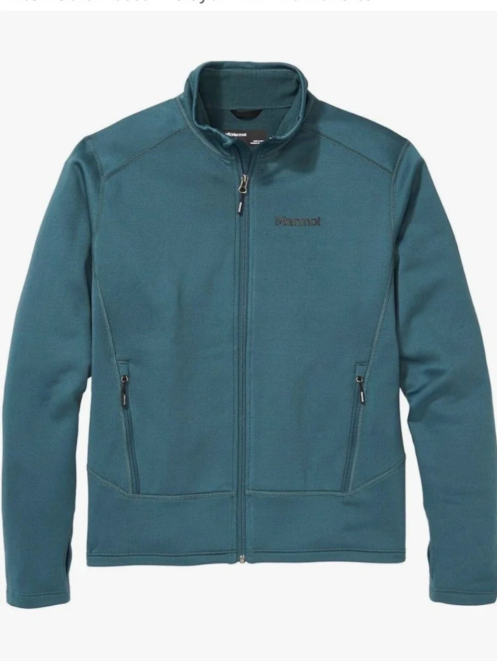 NWT Marmot Olden Polartec Mens Full Zip Jacket Sz S Stargazer Green
